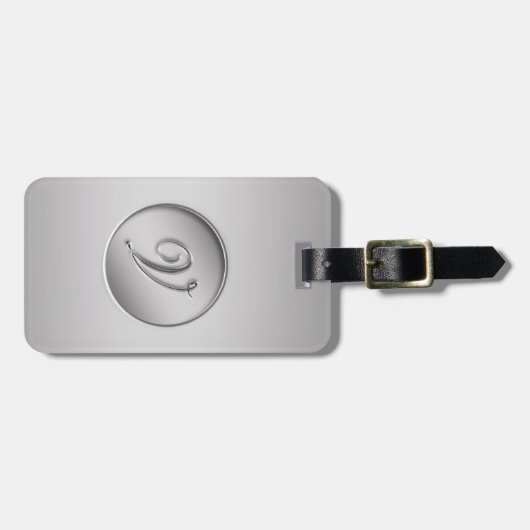 Monogram "Letter V" Bagagelabel (Voorkant horizontaal)