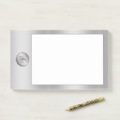 Monogram "Letter V" Post-it® Notes (Op bureau)