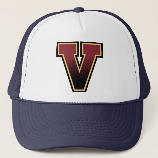 Monogram letter "V" Trucker Pet (Voorkant)