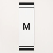 Monogram letter yogamat (Voorkant)