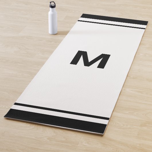 Monogram letter yogamat (In situ)