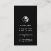 Monogram Letter Z Business Card Visitekaartje (Achterkant)