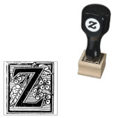 Monogram  letter Z Rubberstempel (Gestempeld)