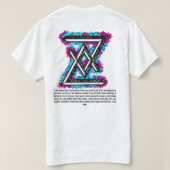 monogram letters A en L T-shirt (Design achterkant)