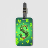 Monogram letters bagagelabel (Voorkant (verticaal))