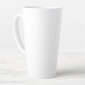 Monogram leuke aardbei kawaii latte mok (Linkerhoek)