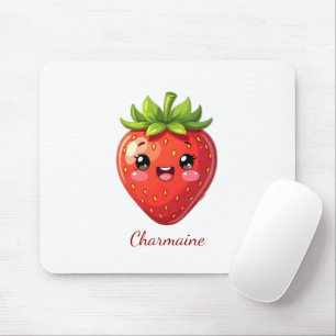 Monogram leuke aardbei kawaii muismat