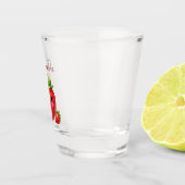 Monogram leuke aardbei kawaii shot glas (Rechts)