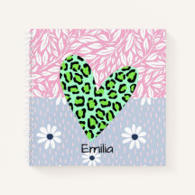Monogram leuke pastel bloemmotief roze blauw