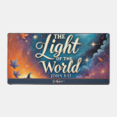 Monogram Levendig Christelijk Halloween Bijbelvers Bureaumat (Voorkant)