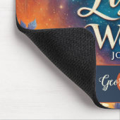 Monogram Levendig Christelijk Halloween Bijbelvers Muismat (Hoek)