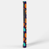 Monogram levendige herfstbladeren samsung galaxy hoesje (Rechterkant)