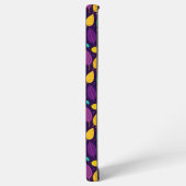 Monogram levendige herfstbladeren samsung galaxy hoesje (Linkerkant)