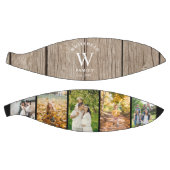 Monogram Licht Hout 5 Foto Collage Basketbal (Panelen)