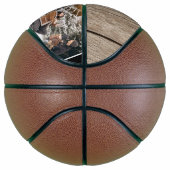 Monogram Licht hout Foto Collage Basketball Basketbal (Rechts)