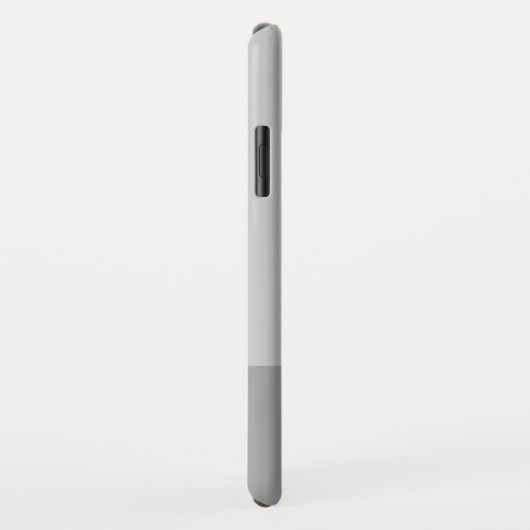 Monogram lichte grijze en grijze moderne Initialen Case-Mate iPhone Case (Achterkant/rechts)