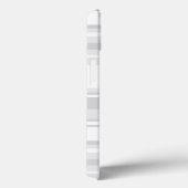 Monogram lichte grijze strepen Hoesje-Mate iPhone  Case-Mate iPhone Case (Achterkant / Rechts)