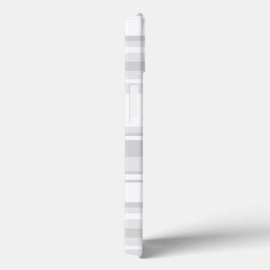 Monogram lichte grijze strepen Hoesje-Mate iPhone  Case-Mate iPhone Case (Achterkant / Rechts)