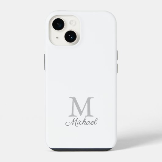 Monogram lichte nevel iPhone hoesje (Achterkant)