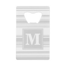 Monogram lichtgrijze strepen