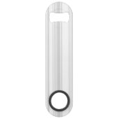 Monogram lichtgrijze strepen speed flessenopener (Achterkant)