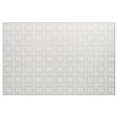 Monogram lichtgrijze strepen stof (Fat Quarter)