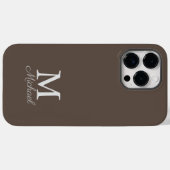 Monogram lichtmist Hoesje-Mate iPhone case (Achterkant (horizontaal))