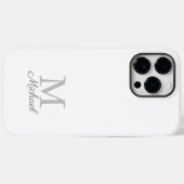 Monogram lichtmist Hoesje-Mate iPhone case (Achterkant (horizontaal))
