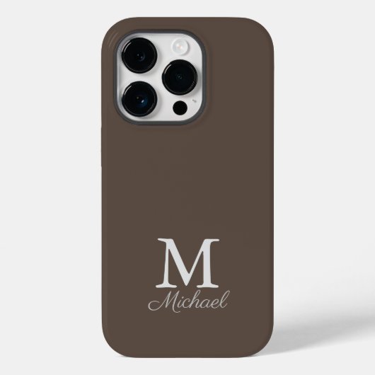 Monogram lichtmist Hoesje-Mate iPhone case (Achterkant)