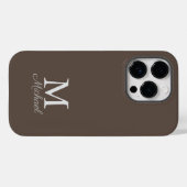 Monogram lichtmist Hoesje-Mate iPhone case (Achterkant (horizontaal))