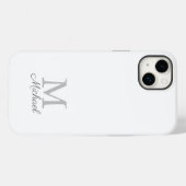 Monogram lichtmist Hoesje-Mate iPhone case (Achterkant (horizontaal))
