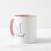 Monogram lichtmist mok (Voorkant links)