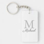 Monogram lichtmist sleutelhanger (Voorkant)