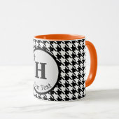 Monogram Lief Halloween Houndstooth Combo Mok (Voorkant rechts)