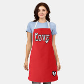 Monogram Liefde Modern Minimalistisch en Trendy Schort (Gedragen)
