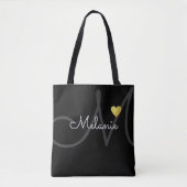 Monogram Liefde Tote Bag (Voorkant)