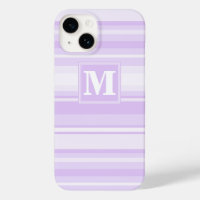Monogram lila strepen