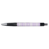 Monogram lila strepen pen (Voorkant)