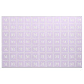 Monogram lila strepen stof (Fat Quarter)
