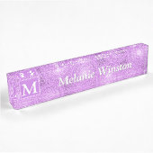 Monogram lilac purple circles pattern naambordje