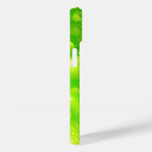 Monogram limoengroen holografisch glitter Case-Mate iPhone case (Achterkant / Rechts)