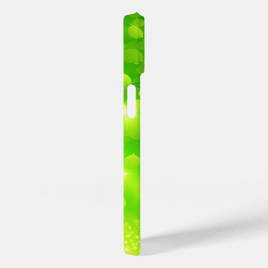 Monogram limoengroen holografisch glitter Case-Mate iPhone case (Achterkant / Rechts)