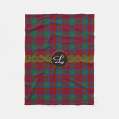 Monogram Lindsay Tartan Fleece Deken (Voorkant)