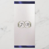 Monogram & Lint - Pearl White Wedding Menu (Achterkant)