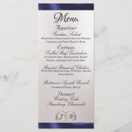 Monogram & Lint - Pearl White Wedding Menu