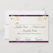 Monogram & Lint - Pruim RSVP Kaartje (Achterkant)