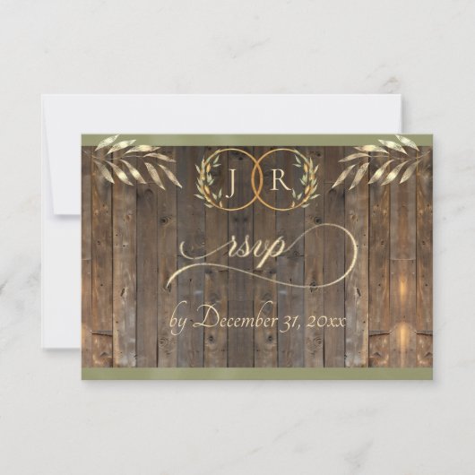 Monogram & Lint - Ssge RSVP Kaartje (Voorkant)