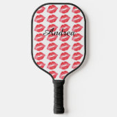 Monogram Lipstick kussen Pickleball Paddle (Voorkant)