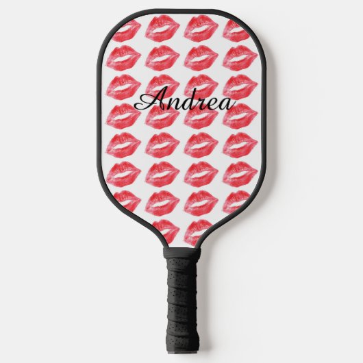 Monogram Lipstick kussen Pickleball Paddle (Voorkant)