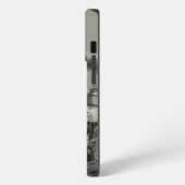 Monogram Locomotief Trein Telefoon Case iPhone Hoesje (Linkerkant)